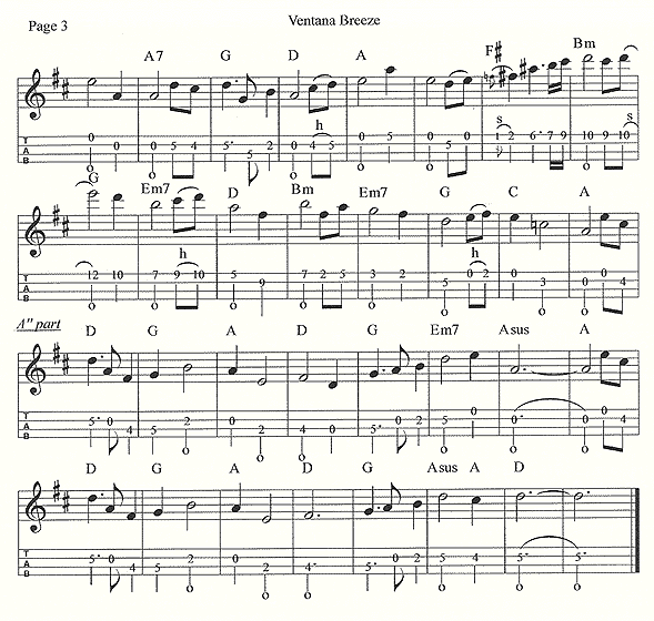 Ventana Breeze (sheet music, page 3)